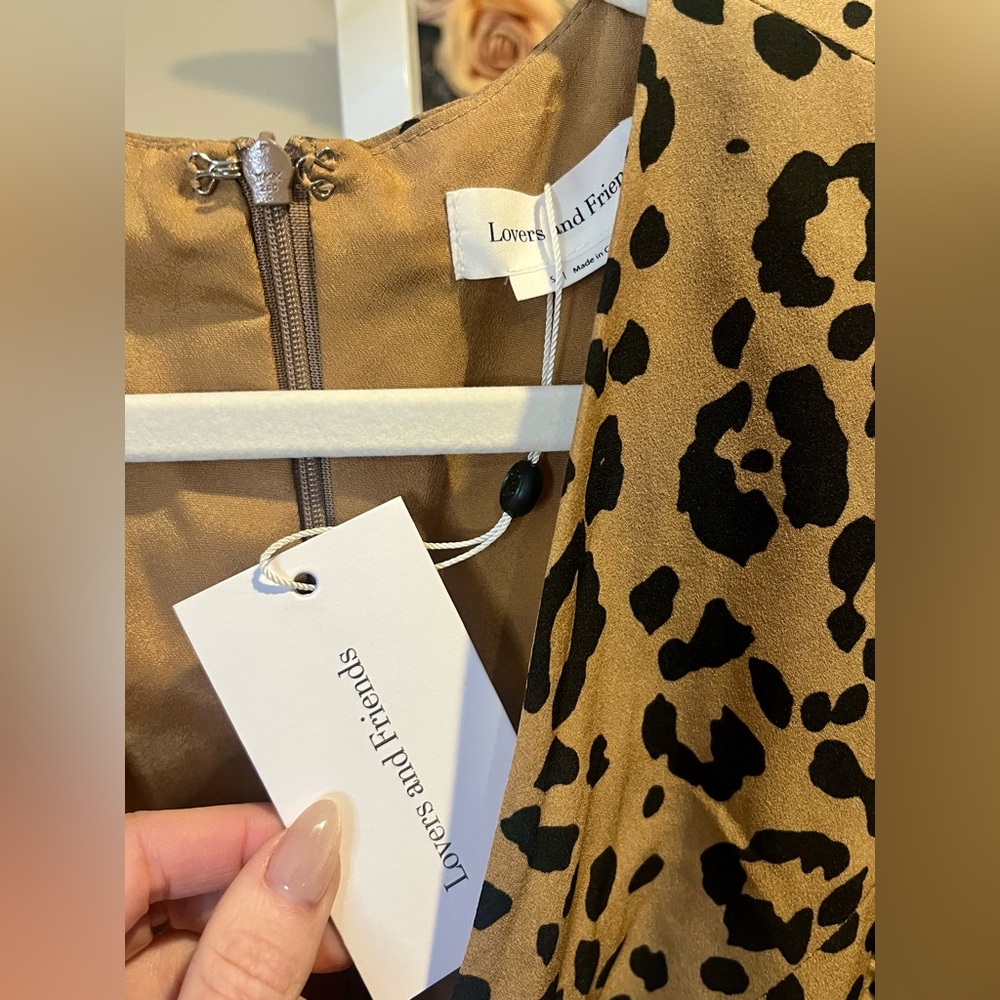 NWT Lovers + Friends Jill Tan Leopard Romper - Picture 8 of 10